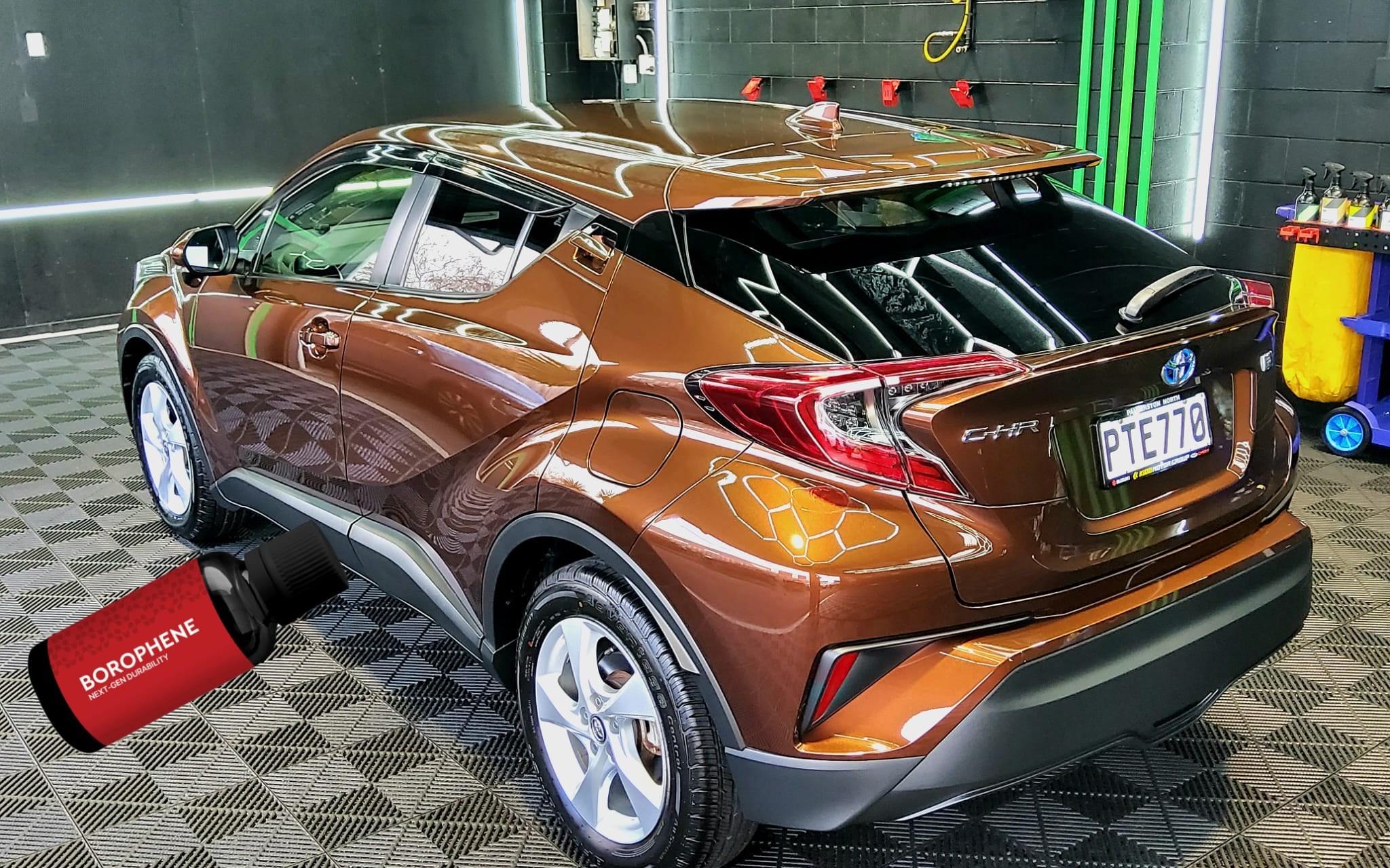 Toyota C-HR after ceramic coating application
