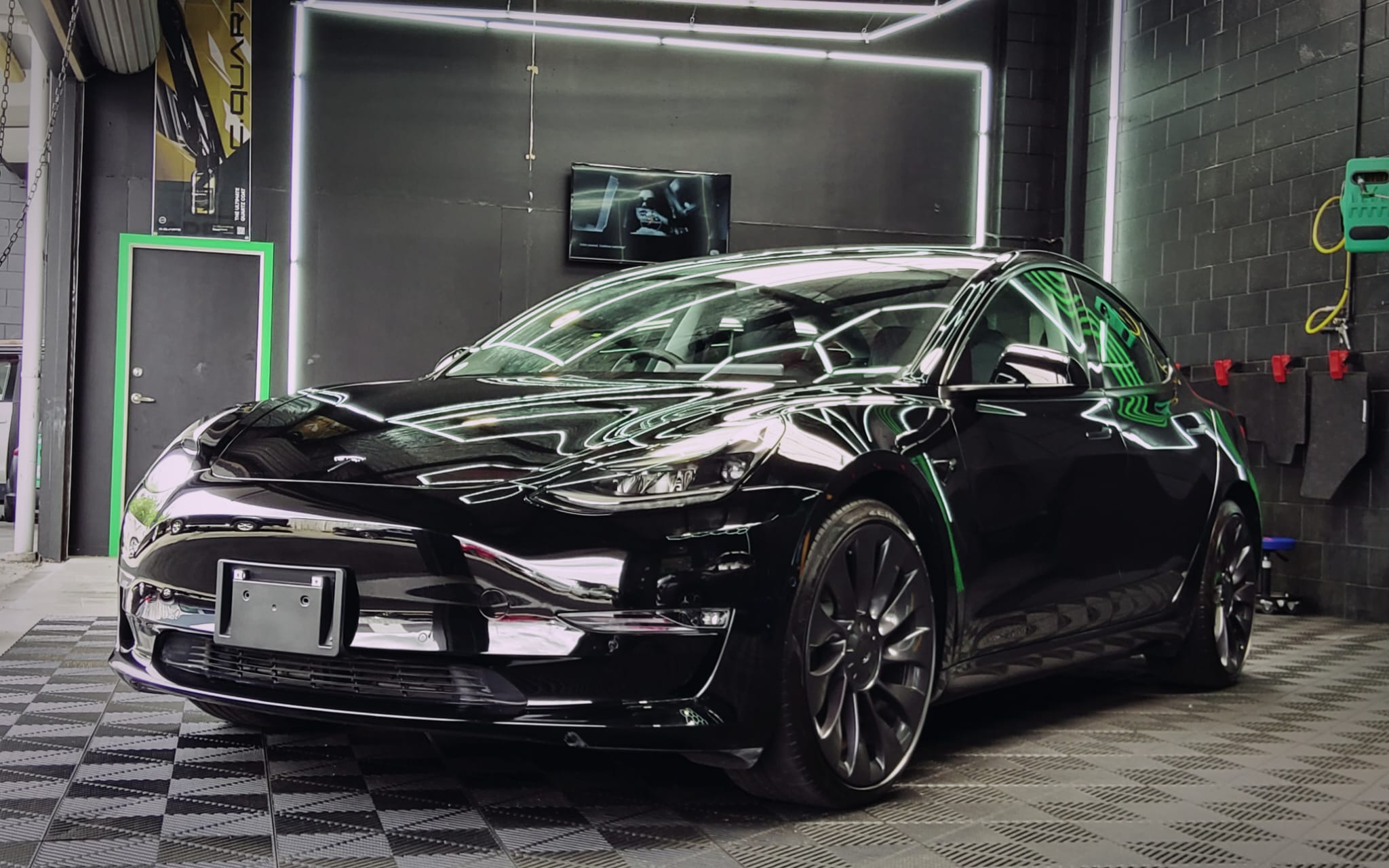 Tesla Model 3 after ceramic coating